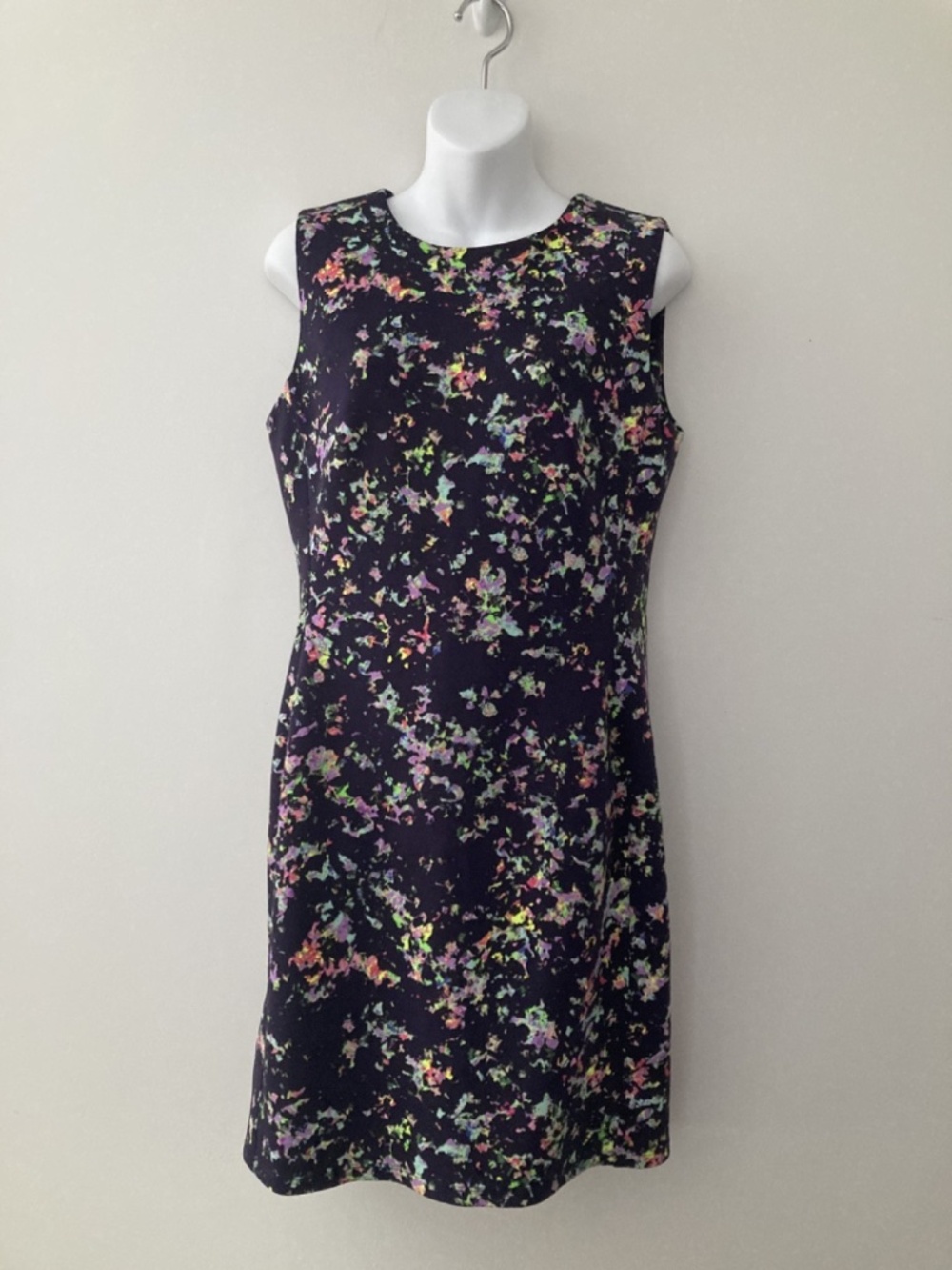Shoshanna Sleeveless Sheath Dress 10 Abstract Print Knee Length 7899895 EUC